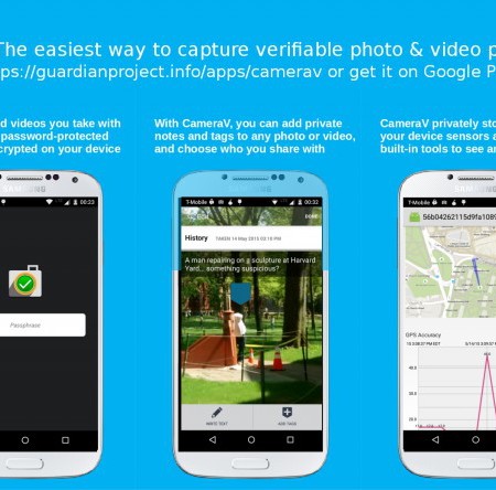 CameraV: una aplicación para asegurar y certificar las fotografías y los vídeos captados con el teléfono móvil